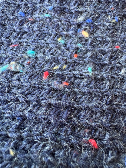 Knitted Jumper - Indigo Fleck