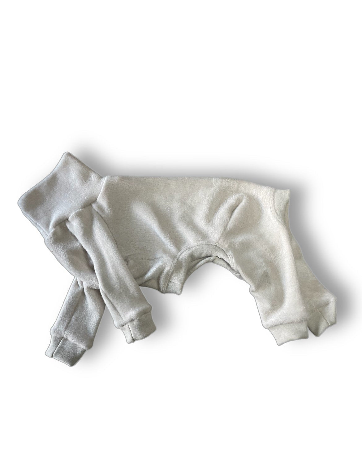 Fleece Lined Sweatshirt Suit - Stone