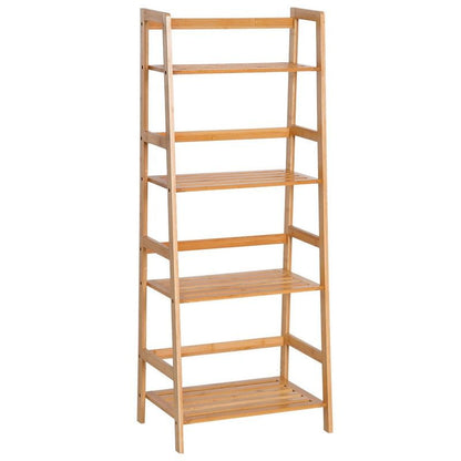 Four-Tier Bamboo Shelving Unit