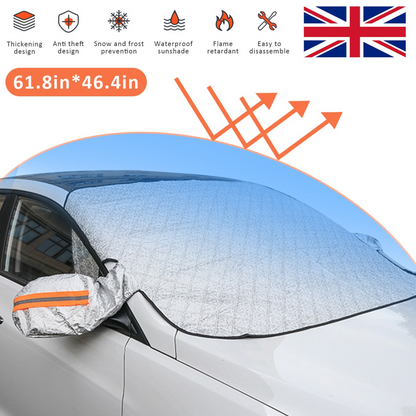Car Windshield Cover Magnetic Windscreen Snow Cover Car Front Window Sun Shade