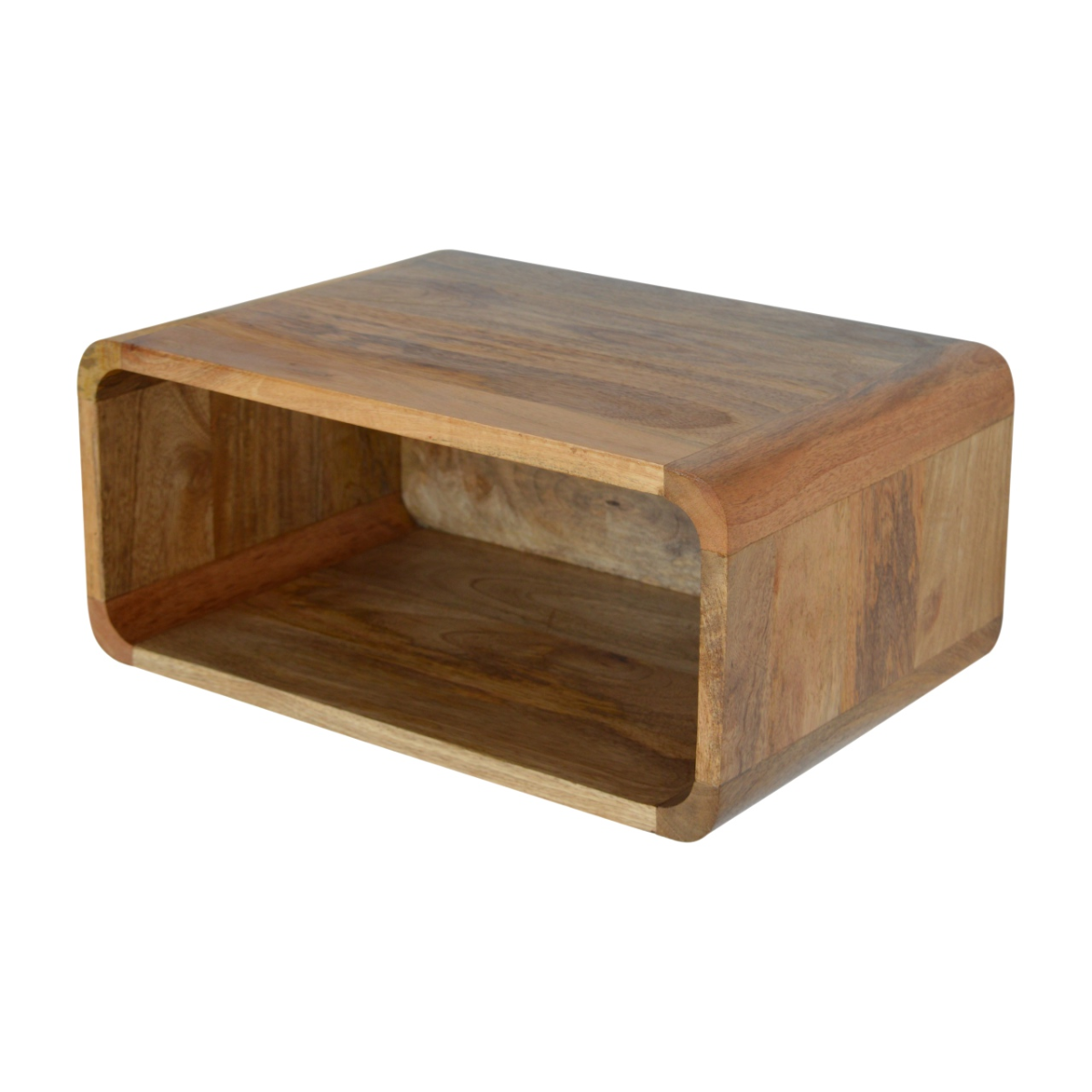 Artisan Furniture Solid Wood Wall Mounted Open Bedside