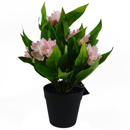 3x 18cm Artificial Freesia Plants Pink, White, Blue Flowering