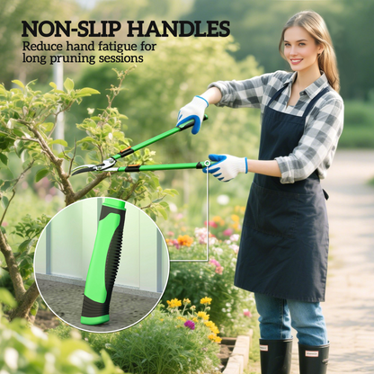 Outsunny Telescopic Bypass Loppers, 64.5-90 cm Extendable Garden Loppers
