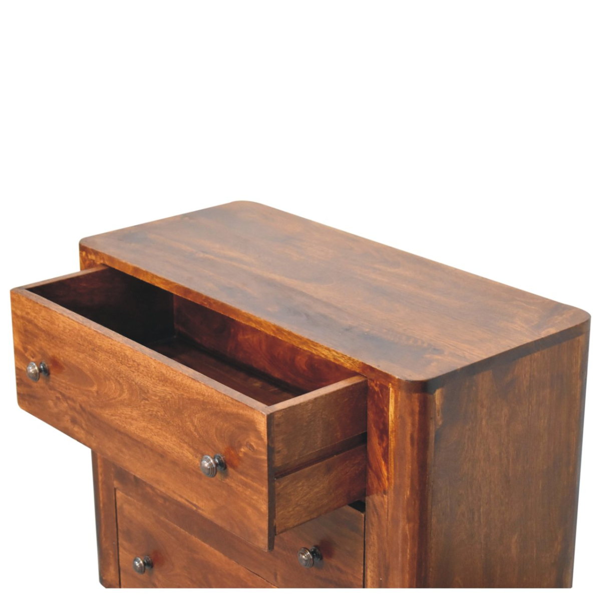 Artisan Furniture Solid Wood Bera Chest, Light Brown, 3 Drawers