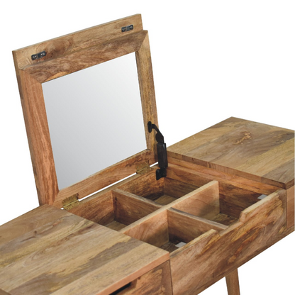 Artisan Furniture Solid Mango Wood Oak-ish Dressing Table