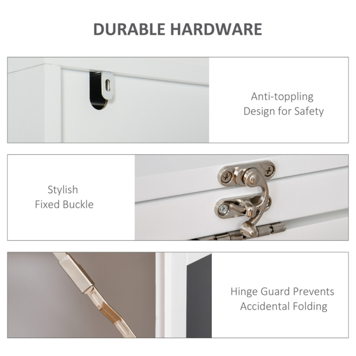 Wall Mount Desk Cabinet  38.5" W x 20" D x 60.25" H