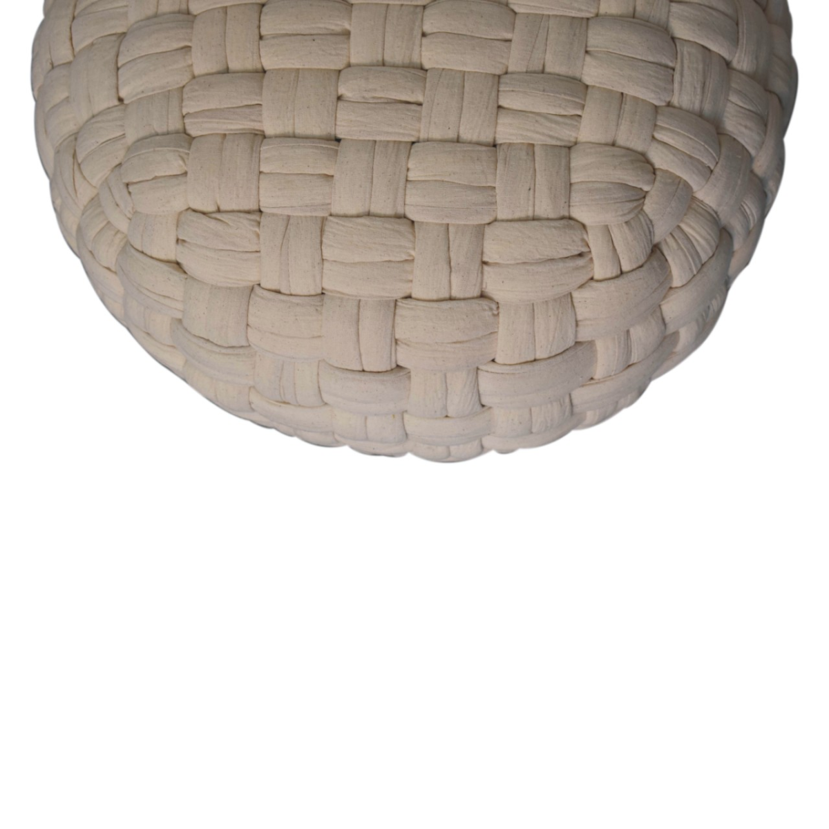Artisan Furniture White Tube Pouffe