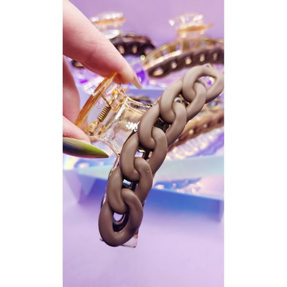 Luxe Link Chain Hair Clip Pack of 12