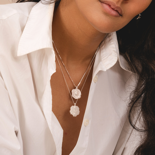 Goddess Kali Necklace (Silver)