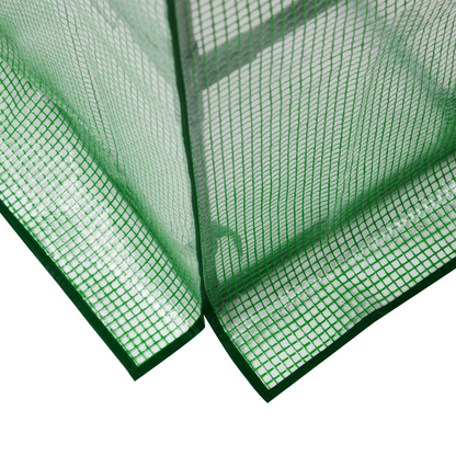 Mini Walk-in Greenhouse with PE Cover, 4-Shelf Indoor Outdoor Plant Gardening Green House for Garden Backyard, 56" x 29" x 77", Green