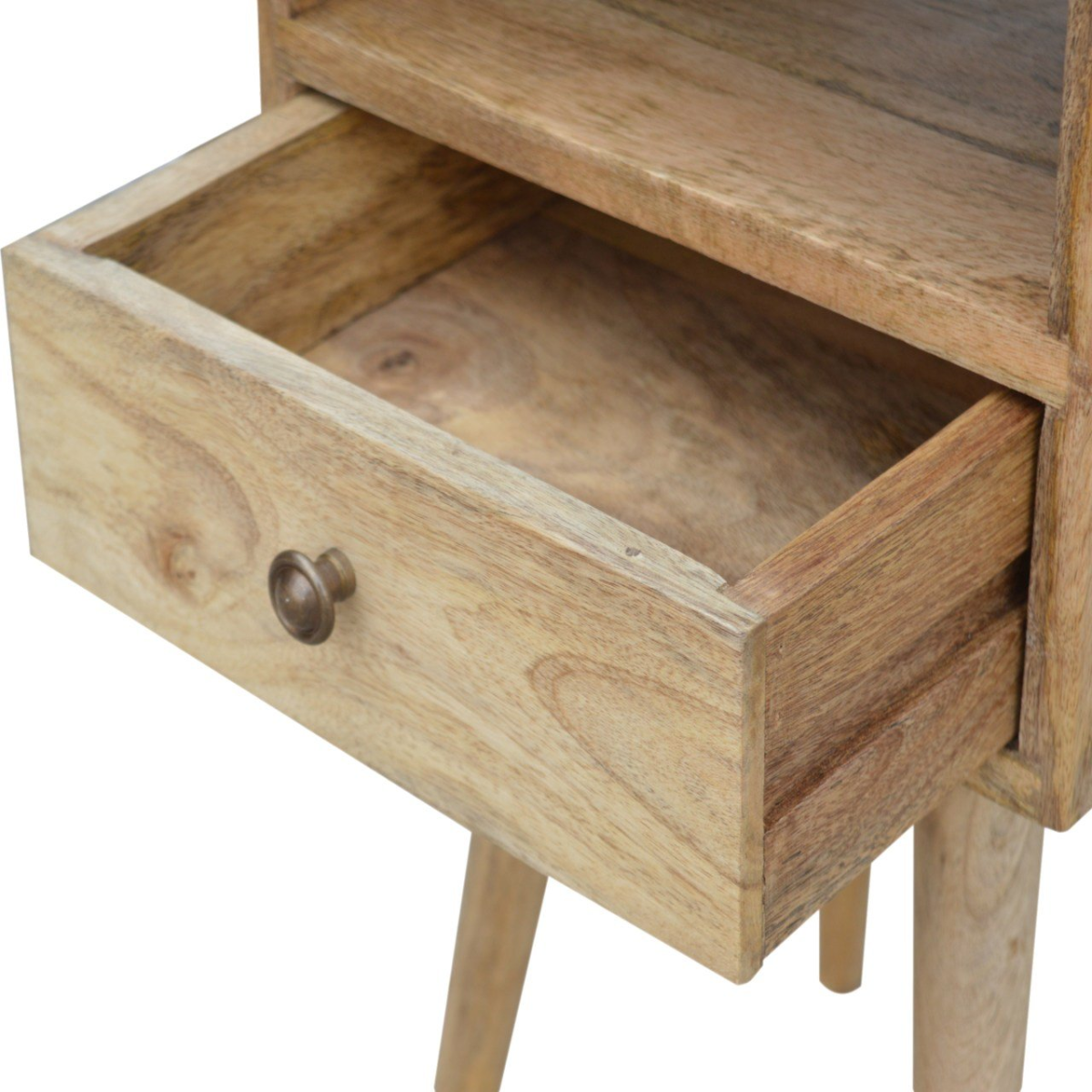 Artisan Furniture Solid Wood Mini Oak-ish Bedside