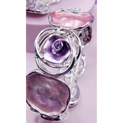 Abstract Rose Flower Bracelet
