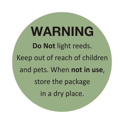 Artisan Furniture Adira Glass Bottle Diffuser Set (Mandarin & Apple Cinnamon)