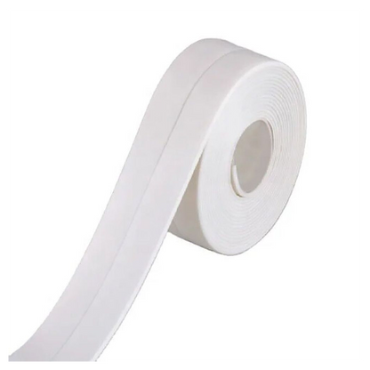 3PCS Bath Kitchen Caulk Tape Sealant Strip PVC Self Adhesive Toilet Wall Sealing Tape