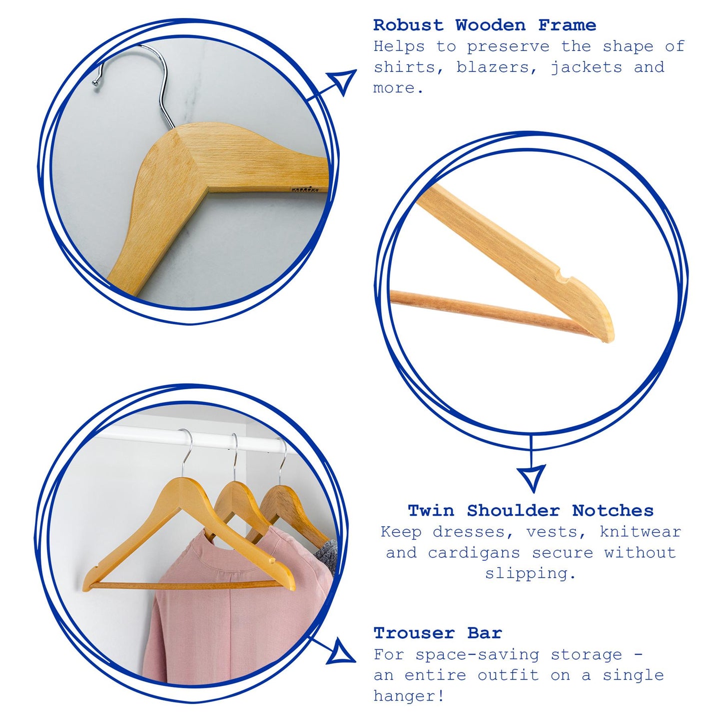 Wooden Children's Hanger