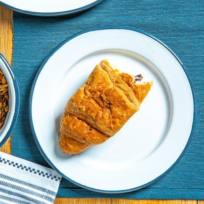 20cm White Enamel Side Plates - Pack of Six