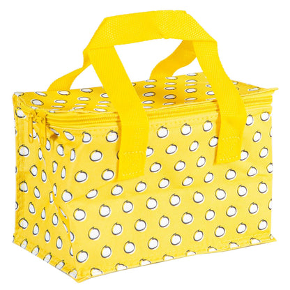 Mustard Polka Insulated Lunch Bag