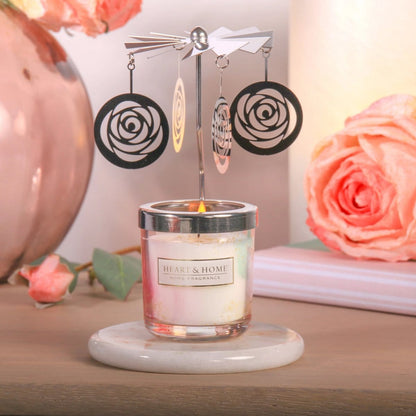 Heart & Home With Love Mini Soy Candle & Carousel - The Perfect Gift