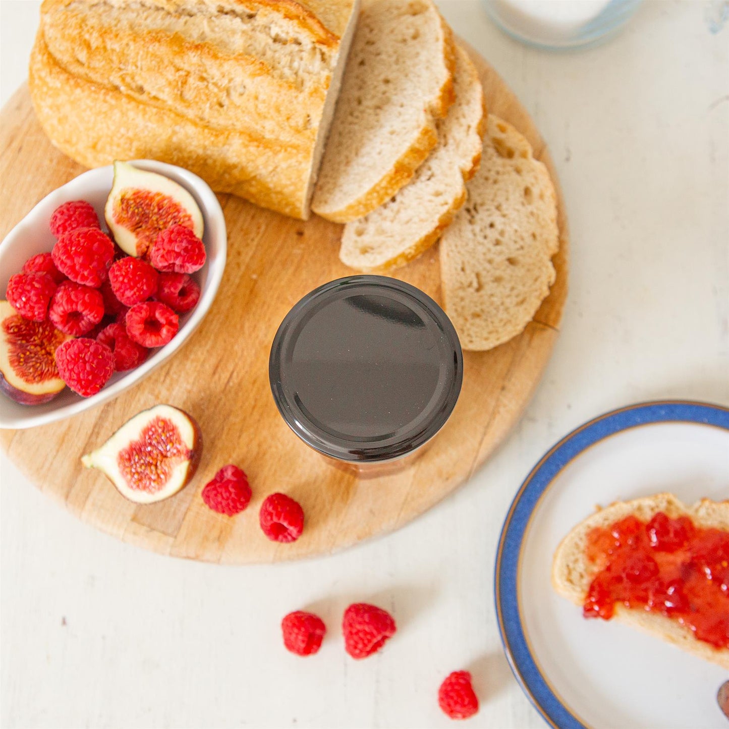 150ml Glass Jam Jars with Lids - Pack of 6