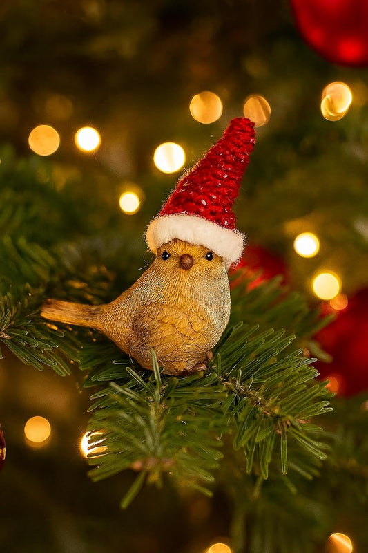 Christmas Robin Bird Ornaments Decoration