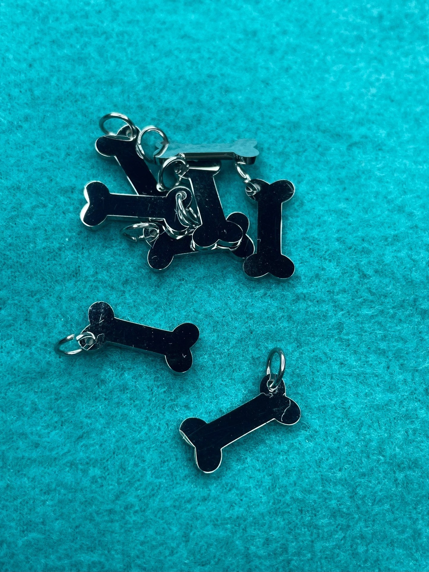 Engraved Dog Tags - Bones