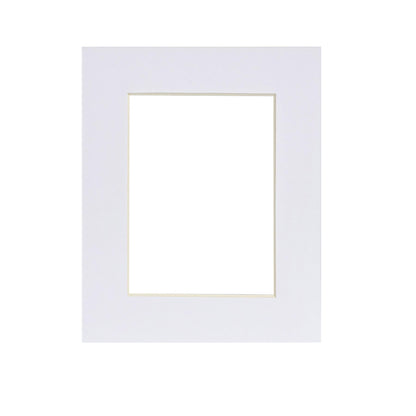 White Photo Size 4" x 6" Picture Mounts for A5 Frame - Pack of 10