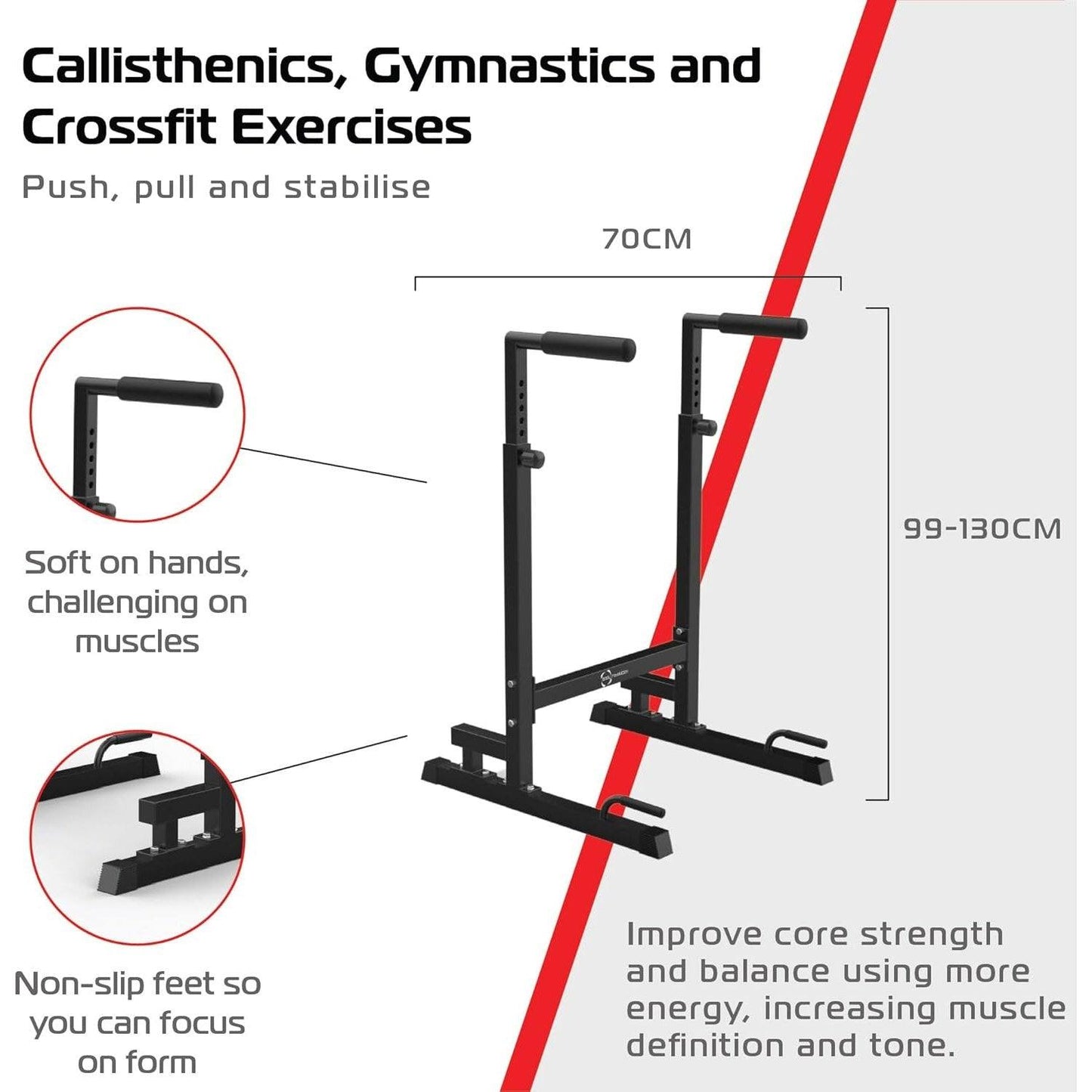 Parallettes Dip Bars XL