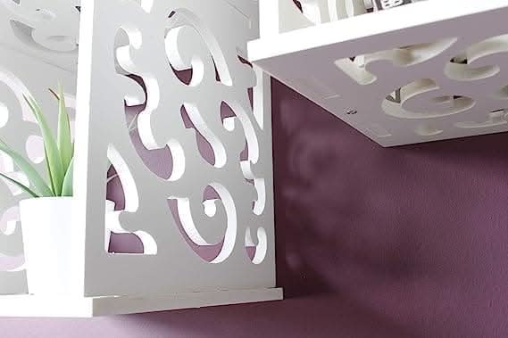 Wall-Mounted Cube Storage Cabinet White