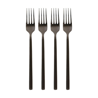 Stainless Steel Dinner Forks - 19.5cm - Pack of Four