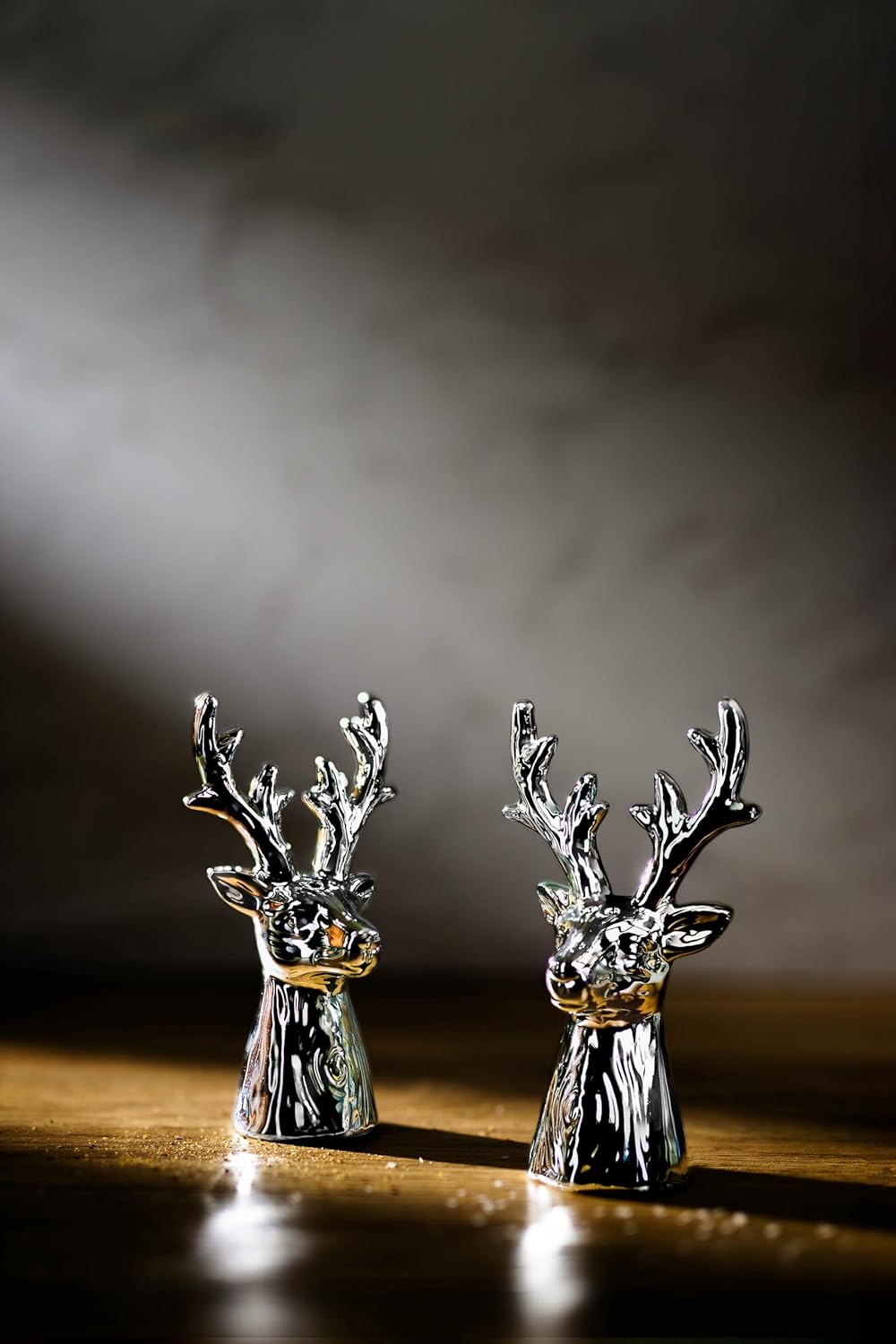 Stag Head Salt and Pepper Shaker Pots