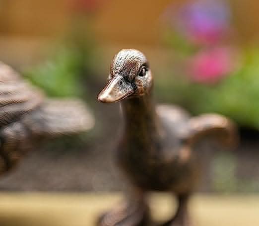 Set of 4 Resin Duck Ornaments Duck Family Figurines