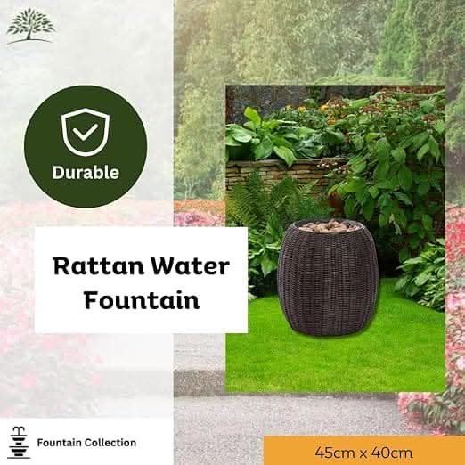 Rattan Outdoor Waterweave Water Fountain
