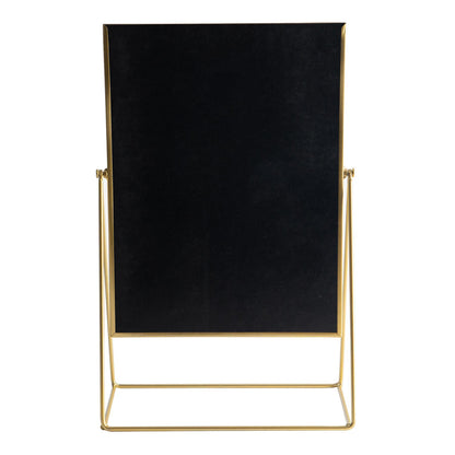 32cm x 50cm Gold Square Dressing Table Mirror