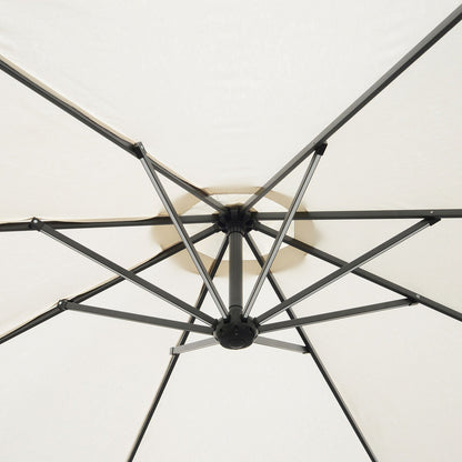 Umbrella Parasol W/Solar Powered LED strips