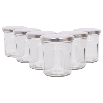250ml Glass Jam Jars with Lids - Pack of 6