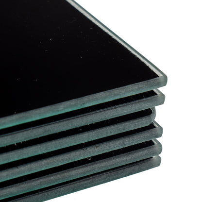 Square Glass Coasters - Pack of Six
