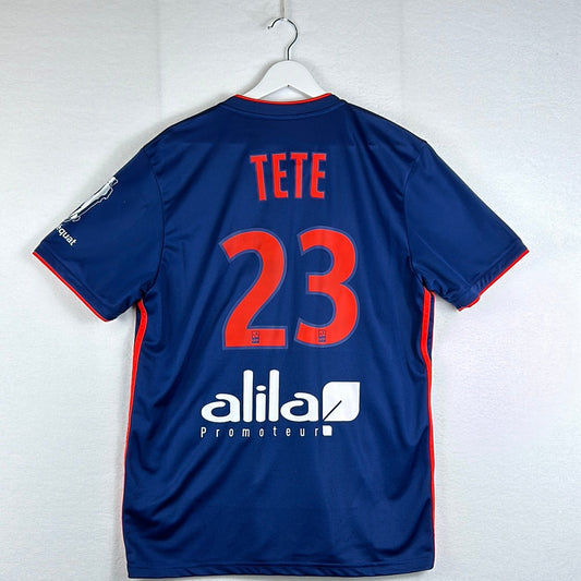 Lyon 2018/2019 Player Issued/ Match Worn Away Shirt - Tete 23