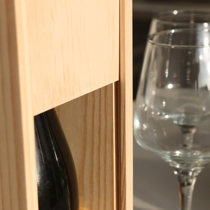 Single Bottle Wooden Wine Box