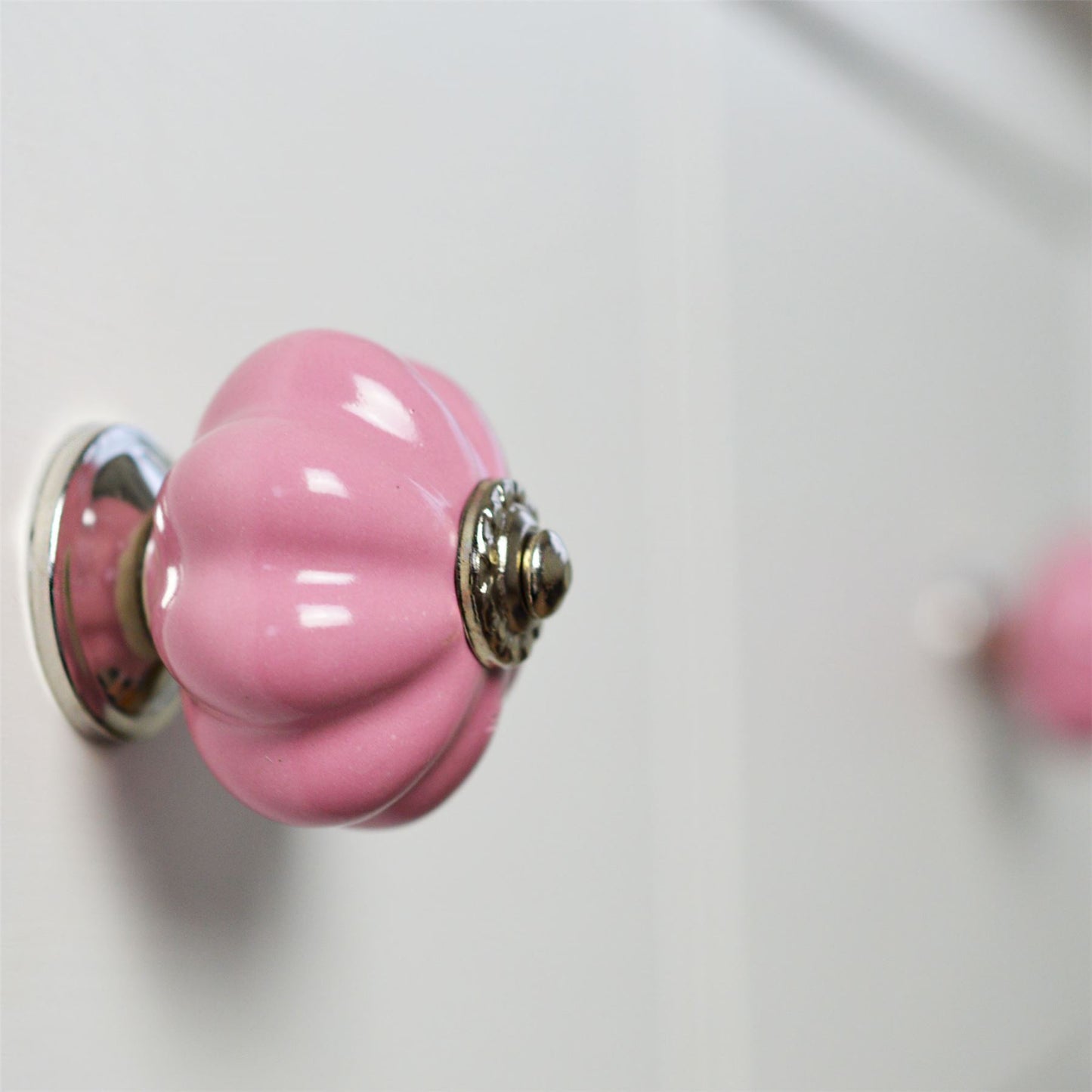 Floral Ceramic Cabinet Knob
