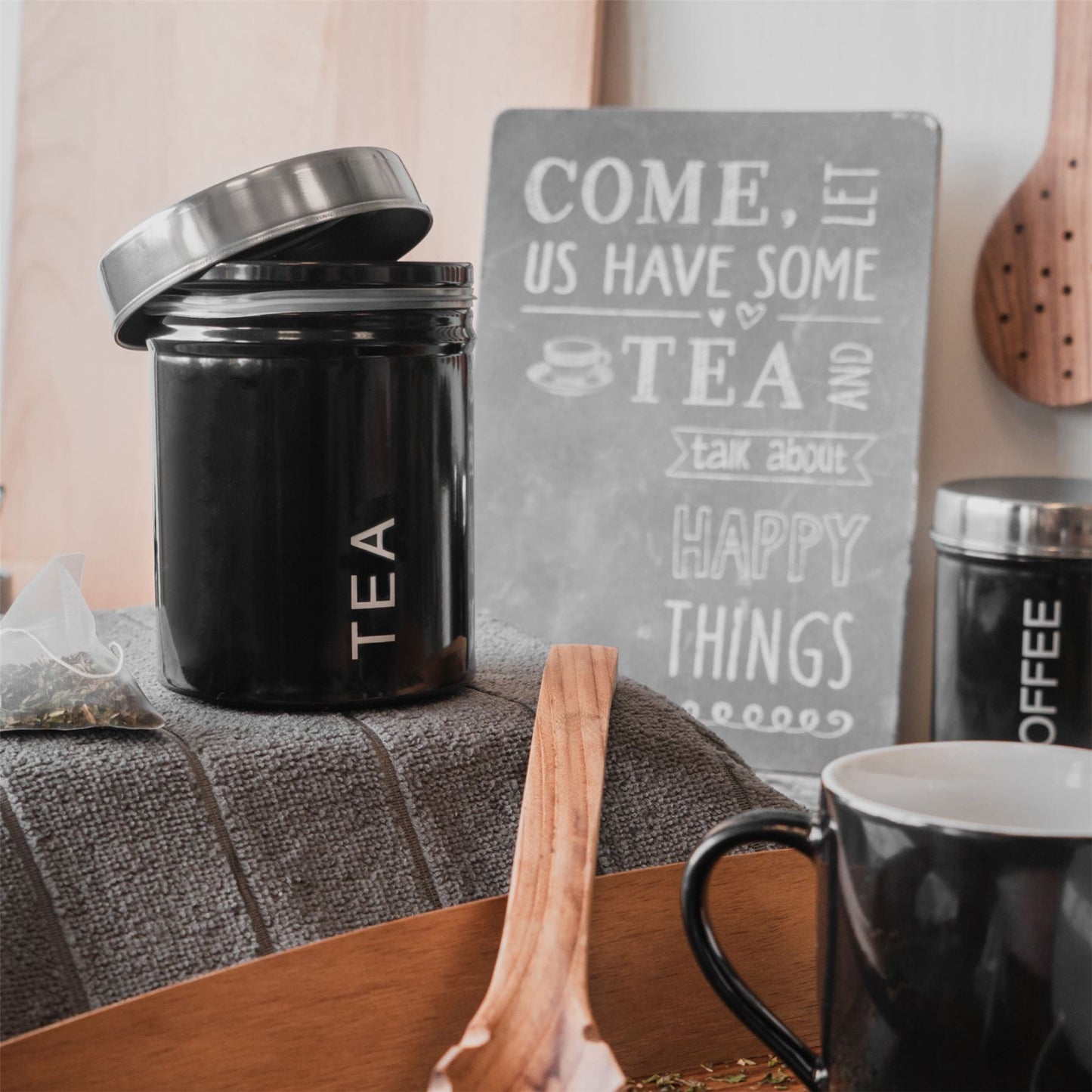 Metal Tea Canister