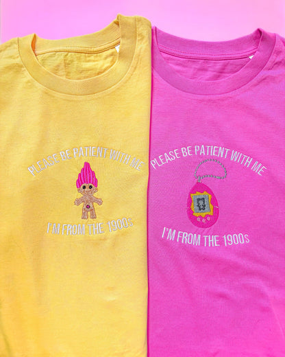 I'm From The 1900's Troll embroidered t-shirt