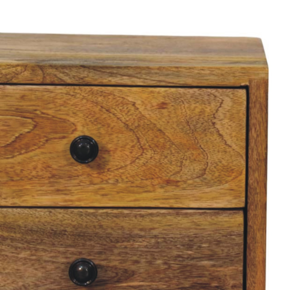 Artisan Furniture Solid Wood Solis 2-Drawer Oak-ish Wall Mounted Nightstand