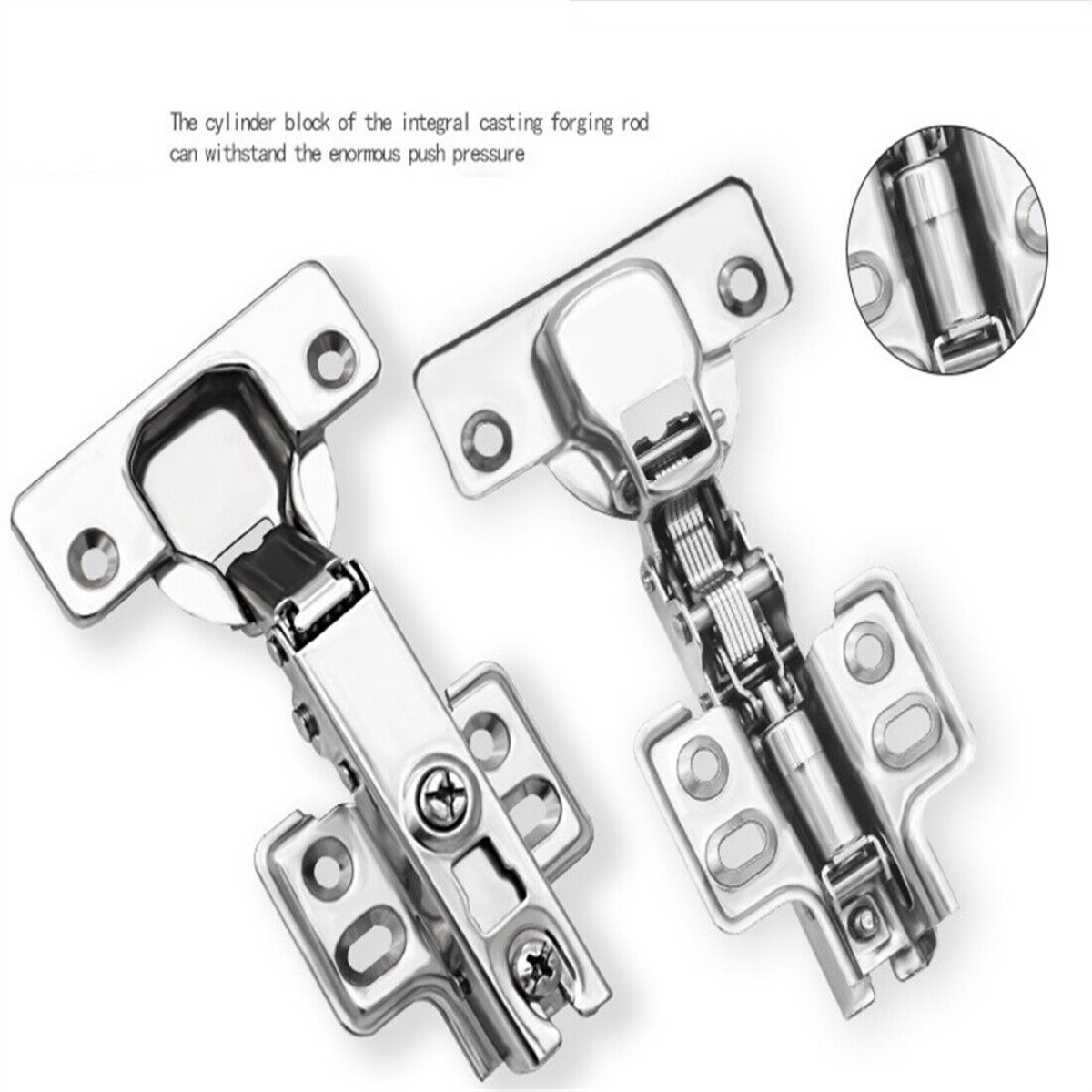 10PCS SOFT CLOSE 35mm KITCHEN CABINET CUPBOARD STANDARD DOOR HINGES NEW