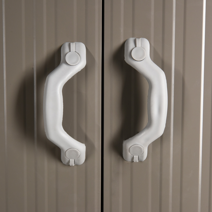 Outsunny 8x6ft Metal Garden Shed - Grey, Outdoor Storage w/ Doors, Window, Metal Construction