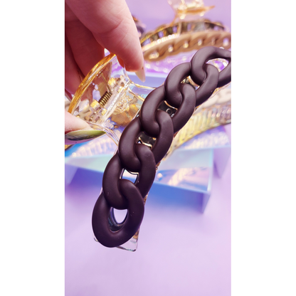 Luxe Link Chain Hair Clip Pack of 12