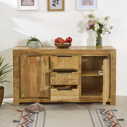 Surrey Solid Wood Large Sideboard 2 Door 3 Drawer