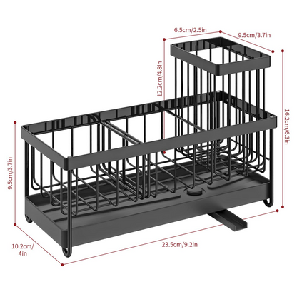 VINSANI BLACK SINK SPONGE HOLDER 1010500