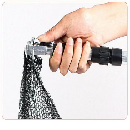Foldable Landing Net Aluminum Alloy Frame Fishing Replacement Triangular Fishing For Easy Catches Portable Net Corrosions Resistant For Outdoor Activity