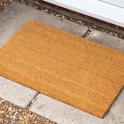 60cm x 40cm Brown Coir Door Mat