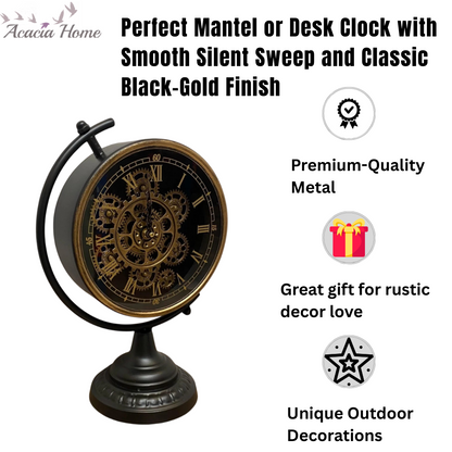 43CM GLOBE CLOCK
